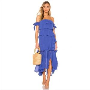 MISA Los Angeles Isidora Dress Blue